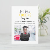 Fun Cartoon Ehebruch Abschluss Foto Ankündigung (Stehend Vorderseite)