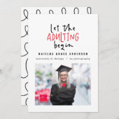 Fun Cartoon Ehebruch Abschluss Foto Ankündigung (Vorne/Hinten)