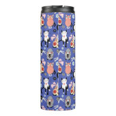 Fun Cartoon Katzen Thermosbecher (Rückseite)