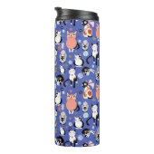 Fun Cartoon Katzen Thermosbecher (Nach rechts gedreht)