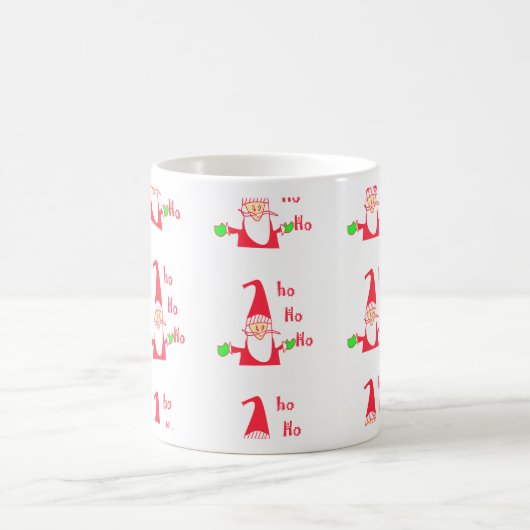 Fun Cartoon Mouse Santa Collection Kaffeetasse (Mittel)