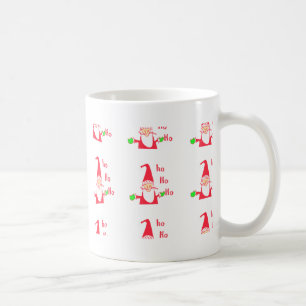 Fun Cartoon Mouse Santa Collection Kaffeetasse