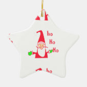 Fun Cartoon Mouse Santa Collection Keramik Ornament (Vorne)