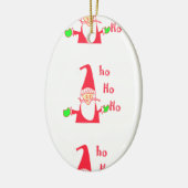 Fun Cartoon Mouse Santa Collection Keramikornament (Links)