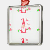 Fun Cartoon Mouse Santa Collection Silbernes Ornament (Links)