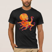 Fun Cartoon Octopus T - Shirt (Vorderseite)