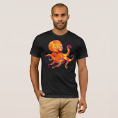 Fun Cartoon Octopus T - Shirt (Vorne ganz)