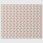 Fun Cartoon Paprikaschoten Packpapier (Flach)