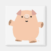 Fun Cartoon Pig Magnet (Vorne)