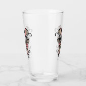 Fun Cartoon Schmetterling Fauna Tatoo niedliche Ki Glas (Rechts)