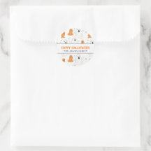 Fun Cartoonish Ghosts Personalisiert Happy Hallowe