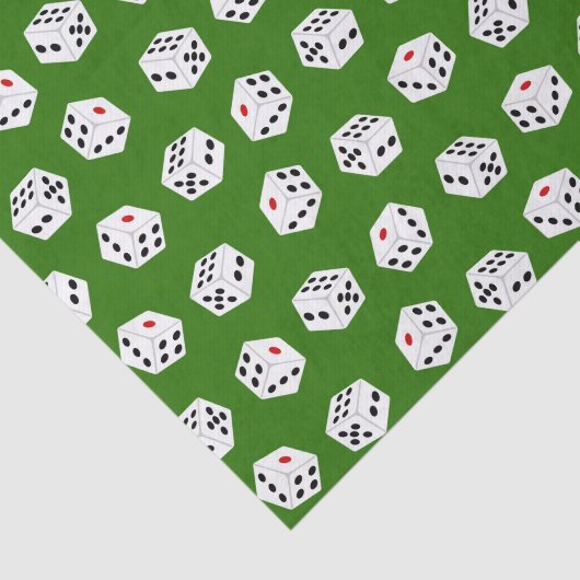 Fun Casino Würfel Muster Party Papier (Ausschnitt)