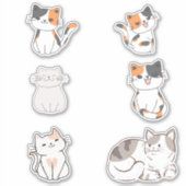 Fun Cat Aufkleber (Vorderseite)