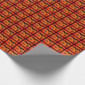FUN Cat Bat Spitern Muster Geschenkpapier (Ecke)