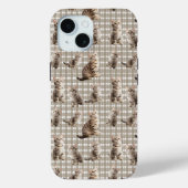 Fun Cat iPhone 15 Phone Case (Rückseite)