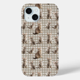 Fun Cat iPhone 15 Phone Case