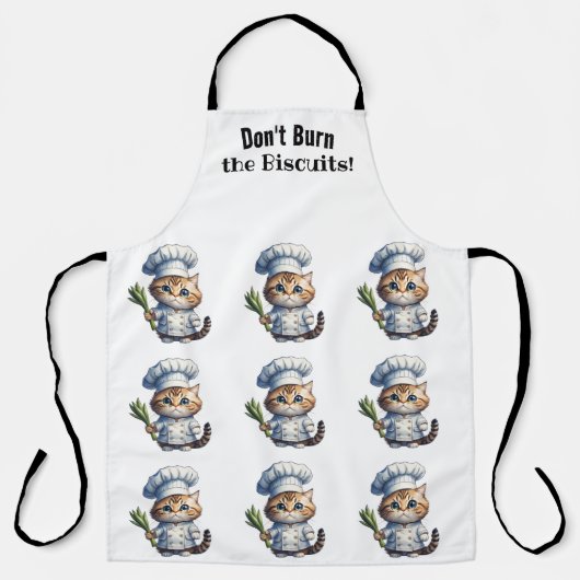Fun Cat Koch All-over Print-Schürze Schürze (Vorderseite)