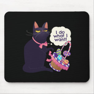 Fun Cat Oster Was ich Osterkörbe Gewollt habe Mousepad
