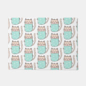 Fun Cat Pattern Fußmatte (Vorderseite)