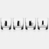 Fun Cat Personalisiert einzigartig Whiskyglas (Vorderseite)