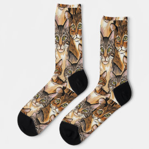 Fun Cat Print Socks - Ideal für Katzen Liebhaber! Socken