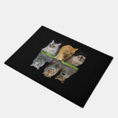 Fun Cat Reflection Geschenkidee Fußmatte (Schrägansicht)