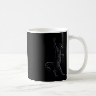 Fun Cat Rock on Rock and Roll - T-Shirts der Konze Kaffeetasse