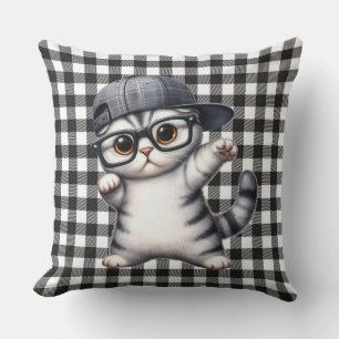 Fun Cat Throw Kissen