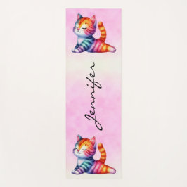 Fun Cat Yoga Mat Yogamatte