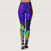 Fun Catnip gesteinigte Tomcat Multiprint-Leggings Leggings (Rückseite)