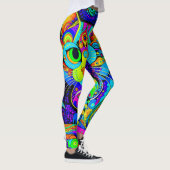 Fun Catnip gesteinigte Tomcat Multiprint-Leggings Leggings (Rechts)