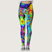 Fun Catnip Stoned Tomcat All-Over-Print Leggings (Vorderseite)