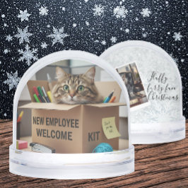 Fun Cats meme Snow Globe, office, HR, Business Schneekugeln