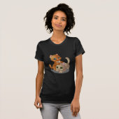 Fun Cats T Shirt Frauenkleider (Vorne ganz)