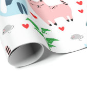 Fun Cats und Mäuse Geschenkpapier (Rolleneckpunkt)