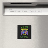 Fun Celebrate Mardi Gras Video Game Controller Gam Magnet (In Situ (Geschirrspüler))