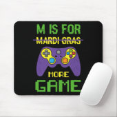 Fun Celebrate Mardi Gras Video Game Controller Gam Mousepad (Mit Mouse)