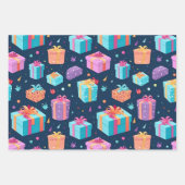 Fun Celebration Geburtstag Thema Geschenkpapier Set (Vorderseite)