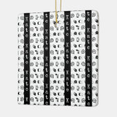 Fun Cell Phone Text Messaging-Muster INDIVIDUELLE  Keramikornament (Links)