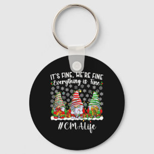 Fun Certified Medical Assistant Weihnachten CMA Xm Schlüsselanhänger