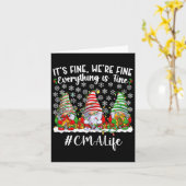 Fun Certified Medical Istant Christmas Cma Xmas Pa Karte (Gelbe Blume)