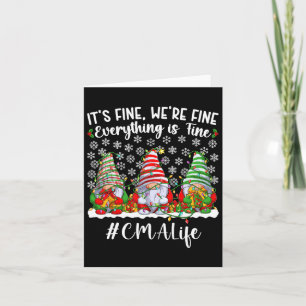 Fun Certified Medical Istant Christmas Cma Xmas Pa Karte