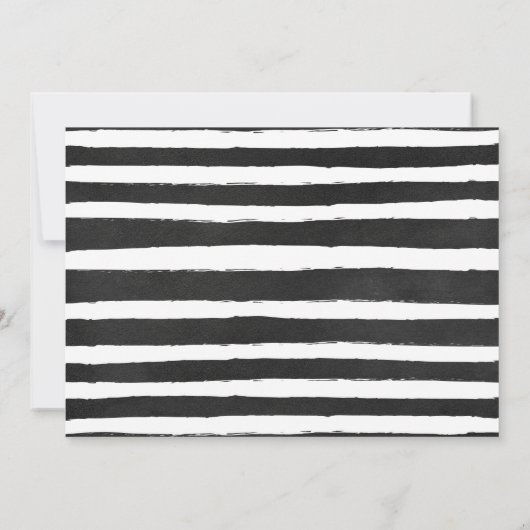 Fun Chalkboard Doodle Foto Überraschung 40. Geburt Einladung (Rückseite)