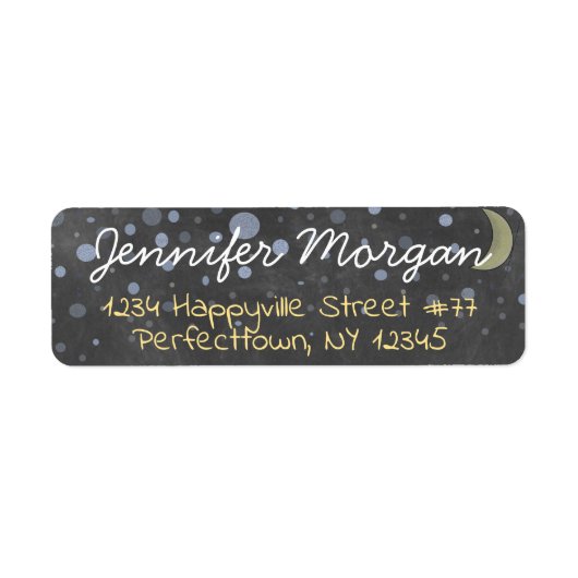 Fun Chalkboard, Gelber Mond, Bubble Stars (Vorne)