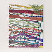 Fun Challenging Whimsical Colorful Crazy Forest Puzzle (Vertikal)