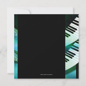 Fun Champagne Dance Silvester Einladung (Rückseite)