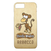 Fun Cheeky Monkey Design Case-Mate iPhone Hülle (Rückseite)