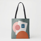 Fun Chic Abstrakt Geometric Circles Art Pattern Tasche (Vorderseite)
