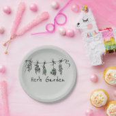 Fun chic Garden Herbs Pappteller (Party)