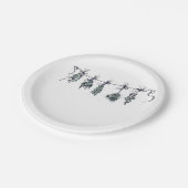 Fun chic Garden Herbs Pappteller (Schrägansicht)